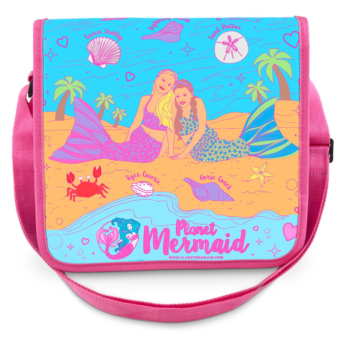 Colour in Mermaid Messenger Bag