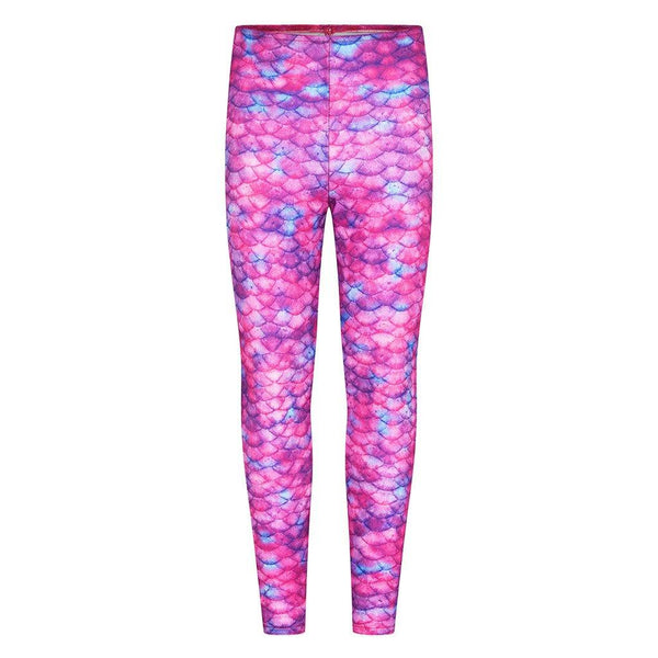 Rosa oceano beijo sereia leggings